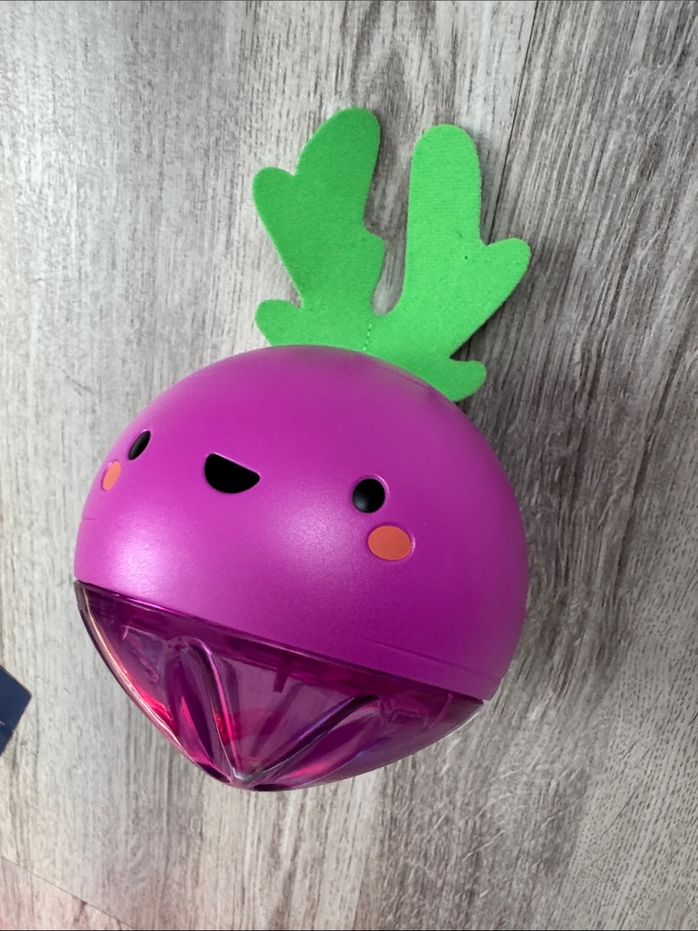 Purple Happy Veggie Bath Toy for Kids